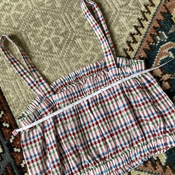 [Madewell] Crop Tank Top in Rainbow Gingham Small - Picture 5 of 8